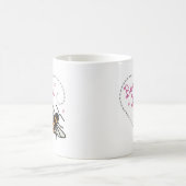 Bee Mine Heart Valentijnsdag Koffiemok (Center)