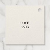 Bee Mine Illustration Valentijnsdag Bedankjes Labels (Achterkant)