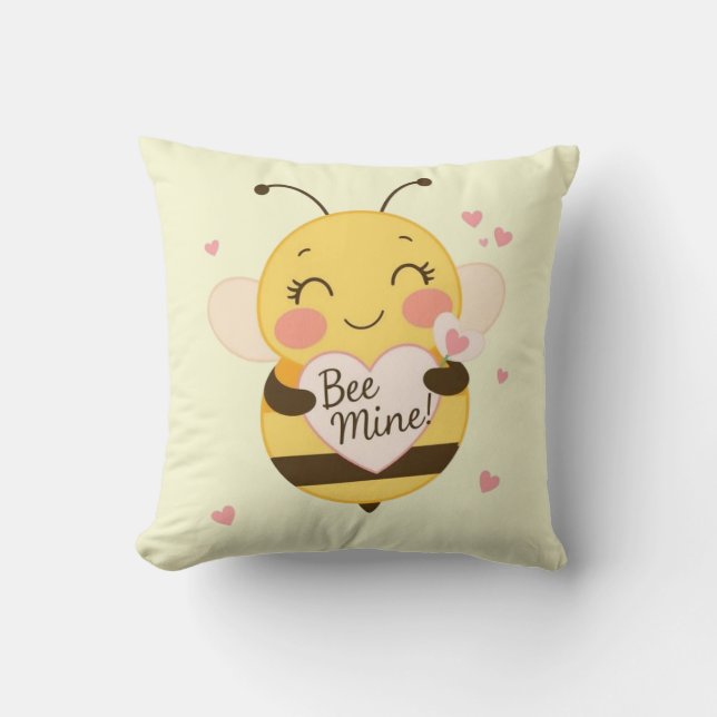 Bee Mine Kussen (Voorkant)