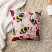 Bee Mine Love Buzz Design Kussen (Deken)