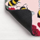 Bee Mine Love Buzz Design Muismat (Hoek)