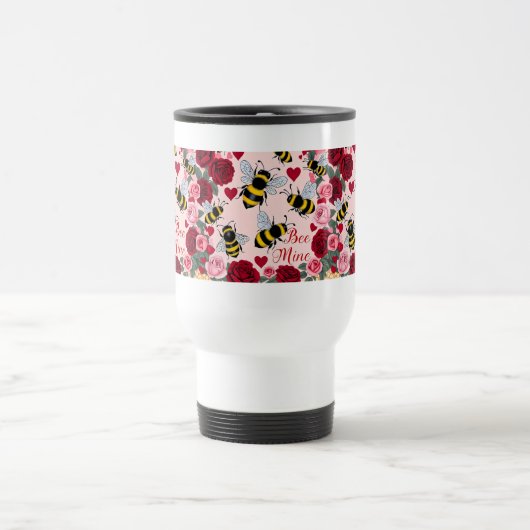 Bee Mine Love Buzz Design Reisbeker (Center)