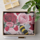 Bee Mine Love Buzz Design Tissuepapier (Geschenk)
