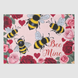Bee Mine Love Buzz Design Tissuepapier