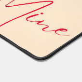 Bee Mine Romantisch Bloemen Ontwerp Bureaumat (Hoek)