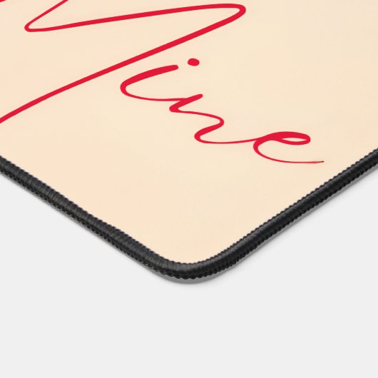 Bee Mine Romantisch Bloemen Ontwerp Bureaumat (Hoek)