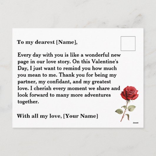 Bee Mine Romantisch Bloemen Ontwerp Feestdagenkaart (Achterkant)