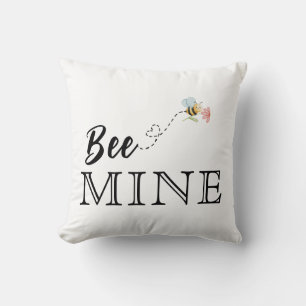 Bee Mine Roze Sierkussen