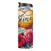 Bee Mine Rozen: Sweet Valentijns's Embrace Thermosbeker (Geroteerd rechts)