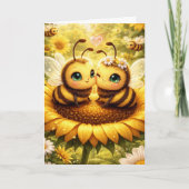 BEE Mine Sunflower Kaart (Voorkant)