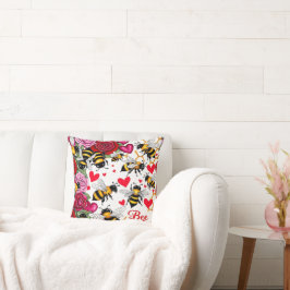 Bee Mine Sweet Honeycomb Blooms Kussen