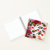 Bee Mine Sweet Honeycomb Blooms Notitieboek (Binnen)