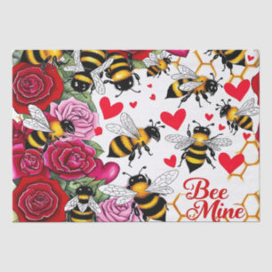 Bee Mine Sweet Honeycomb Blooms Tissuepapier