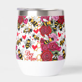 Bee Mine Sweet Honeycomb Stemless Wine Tumbler (Rechts)