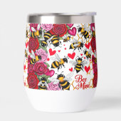 Bee Mine Sweet Honeycomb Stemless Wine Tumbler (Links)