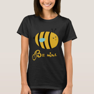 Bee Mine Valenties Dag Bijen Kleding Meisjes T-shirt