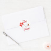 BEE MINE VALENTIJN door SHARON SHARPE Ronde Sticker (Envelop)