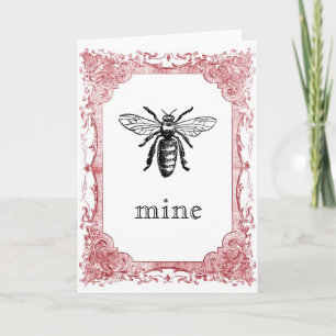 Bee Mine  Valentijn Feestdagen Kaart