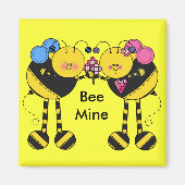 Bee Mine Valentijn Magneten (Voorkant)