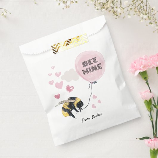 Bee Mine Valentijn's Day voor kinderen | Gepersona Bedankzakje (Gezegeld)