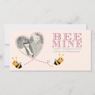 Bee Mine Valentijnsdag Fotokaarten Feestdagenkaart