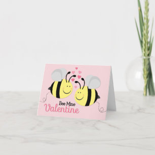 Bee Mine Valentijnsdag Note Kaart