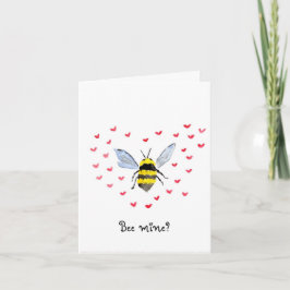 Bee Mine? Valentine's Day Card Bedankkaart