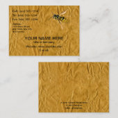 BEE MINE (verdelers/bestrijding van schadelijke or Visitekaartje (Voorkant / Achterkant)