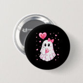 Bee My Boo Heart Boo Ghost Valentine Outfit Women  Ronde Button 5,7 Cm (Voorkant /achterkant)