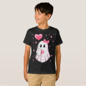 Bee My Boo Heart Boo Ghost Valentine Outfit Women  T-shirt (Voorkant volledig)