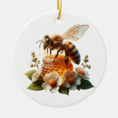 Bee My Honey | Lief romantisch cadeau Keramisch Ornament (Voorkant)