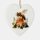 Bee My Honey | Lief romantisch cadeau Keramisch Ornament (Rechts)