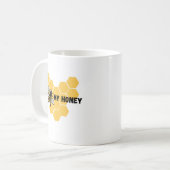 "Bee My Honey" perfecte cadeau voor de geliefde im Koffiemok (Voorkant links)