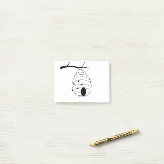 Bee My Honey Schets Post-it® Notes (Op bureau)