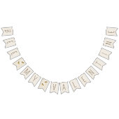 Bee My Valentijn Bunting Banner Flags - Beige (Alle)