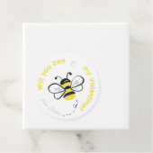 Bee My Valentijn Illustrated Classroom Valentijn Bedankjes Labels (In situ)