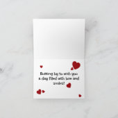 Bee My Valentijn Kind vriendelijke Kaart (Binnen)