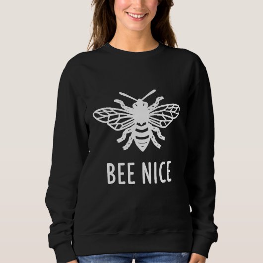 Bee Nice Beekeeper Bewaar de bijen voor bijen Trui (Voorkant)