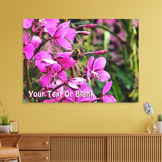 Bee Nice Canvas Afdruk (Insitu (Woonkamer))