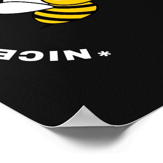 Bee Nice Poster (Hoek)