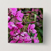 Bee Nice Vierkante Button 5,1 Cm (Voorkant)