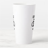 Bee Nice with Minimal Design Latte Mok (Voorkant)