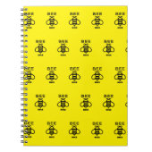 Bee Nice with Minimal Design Notitieboek (Voorkant)