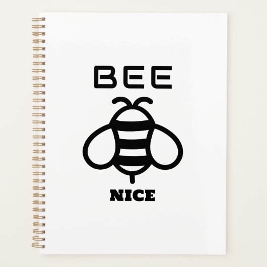 Bee Nice with Minimal Design Planner (Voorkant)