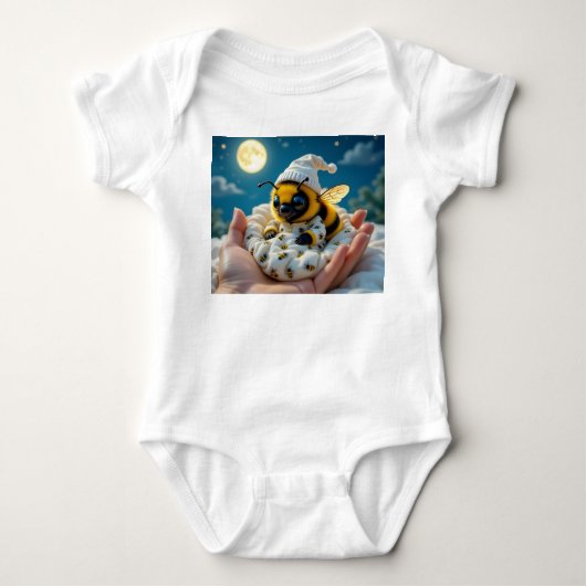 Bee-Night Eén delig babykleding Romper (Voorkant)