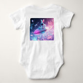 Bee-Night Eén delig babykleding Romper (Achterkant)
