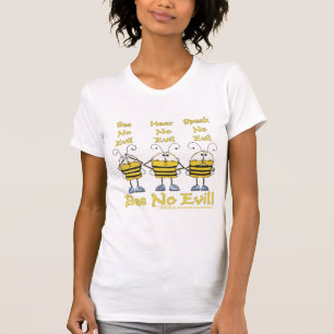 "Bee No Evil" bijen T-shirt