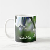 Bee On Bluebell Flower Personalized Koffiemok (Links)