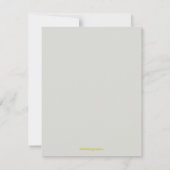 Bee on Coneflower wenskaart - origineel artwork Kaart (Achterkant)