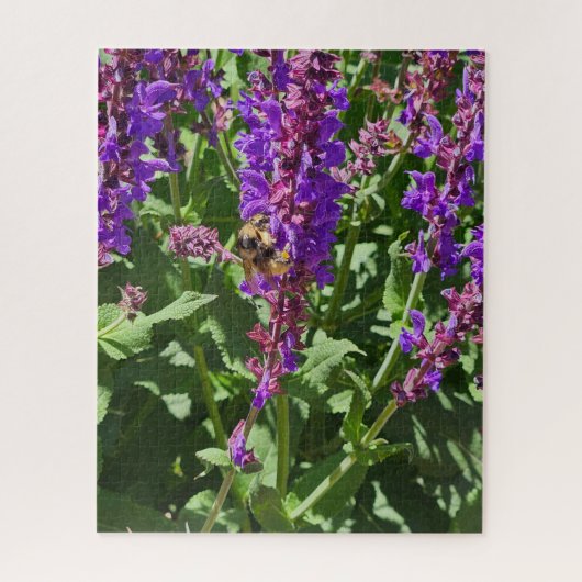 Bee on Flowers 252 Piece Puzzle Legpuzzel (Verticaal)